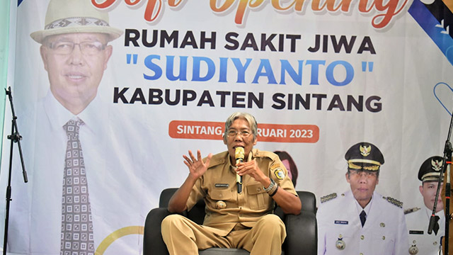 Jarot Winarno lakukan Soft Opening Rumah Sakit Jiwa (RSJ) Sudiyanto Kabupaten Sintang