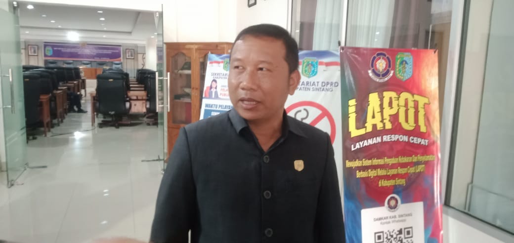 Wakil ketua DPRD Sintang Sampaikan TKP3K Belum Maksimal