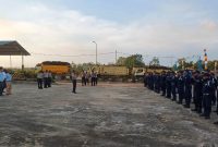 Sat Binmas Polres Sintang Memeberikan Pembinaan Pada Satpam PT. SAM