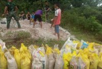 Satgas TMMD Bangun Gereja Bersama Masyarakat di Perbatasan