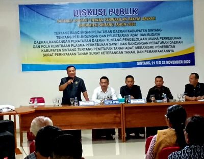 Berharap Tiga Raperda Inisiatif Dewan Disahkan Menjadi Perda