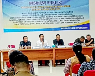Kata Ketua Dewan: Tiga Raperda Inisiatif untuk Jaga dan Lestarikan Adat Istiadat dan Budaya Sintang