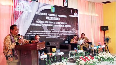 Wakil Bupati Sintang Menghadiri Musrenbang di Kecamatan Dedai