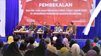 Bupati Sintang: Hadapi Purna Tugas Dengan Bahagia