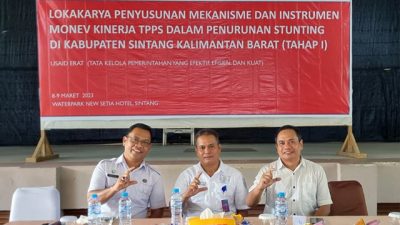 TPPS Sintang Gelar Lokakarya Susun Instrumen Monev Kerja