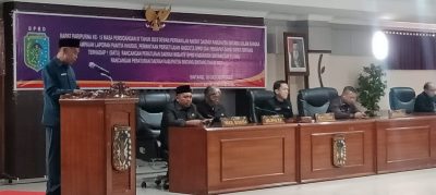 DPRD Sintang Bahas 6 Raperda Tahun 2023