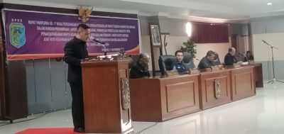Laporan Bangar DPRD Sintang Atas Nota Keuangan dan Raperda APBD 2024