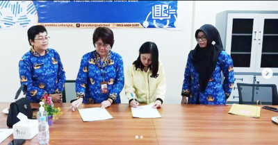 Perpusda MoU Dengan Karya Bangsa