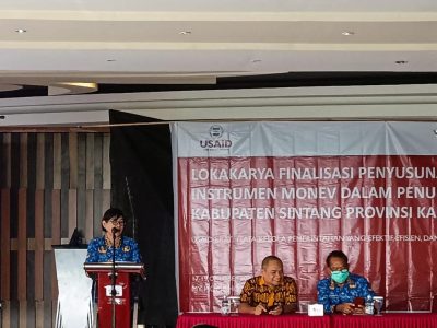 Dinas KBP3A Sintang Laksanakan Lokakarya Finalisasi Penyusunan Mekanisme dan Instrumen Monev Kinerja TPPS