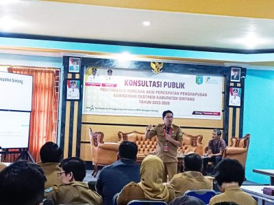 Bappeda Sintang Targetkan 2026 Nol Angka Kemiskinan Ekstrim