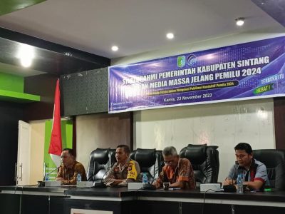Bertemu Jurnalis, Ini Harapan Ketua KPU dan Polres Sintang