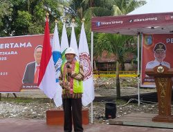 Senen Maryono Letakkan Batu Pertama Pembangunan Gedung Baru STIKARA Sintang