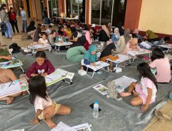 Puluhan Anak Sintang Belajar Cinta Pangan Lokal Lewat Lomba Mewarnai