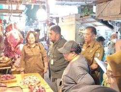 Jelang Idulfitri 2026, DKPP Sintang Tinjau Pasar Junjung Buih dan Pasar Sayur Masuka