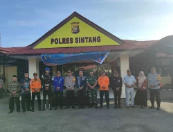 Apel Operasi Ketupat Kapuas 2026 Digelar di Polres Sintang, Pastikan Keamanan Mudik Lebaran